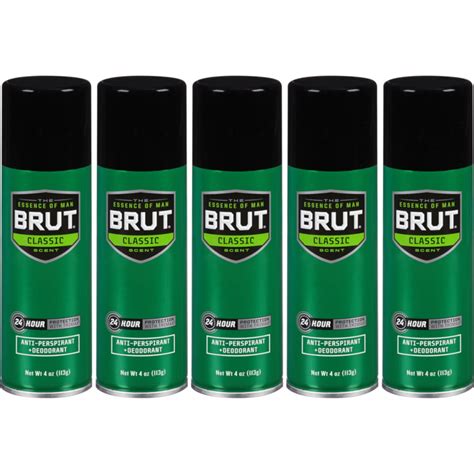 brut antiperspirant.